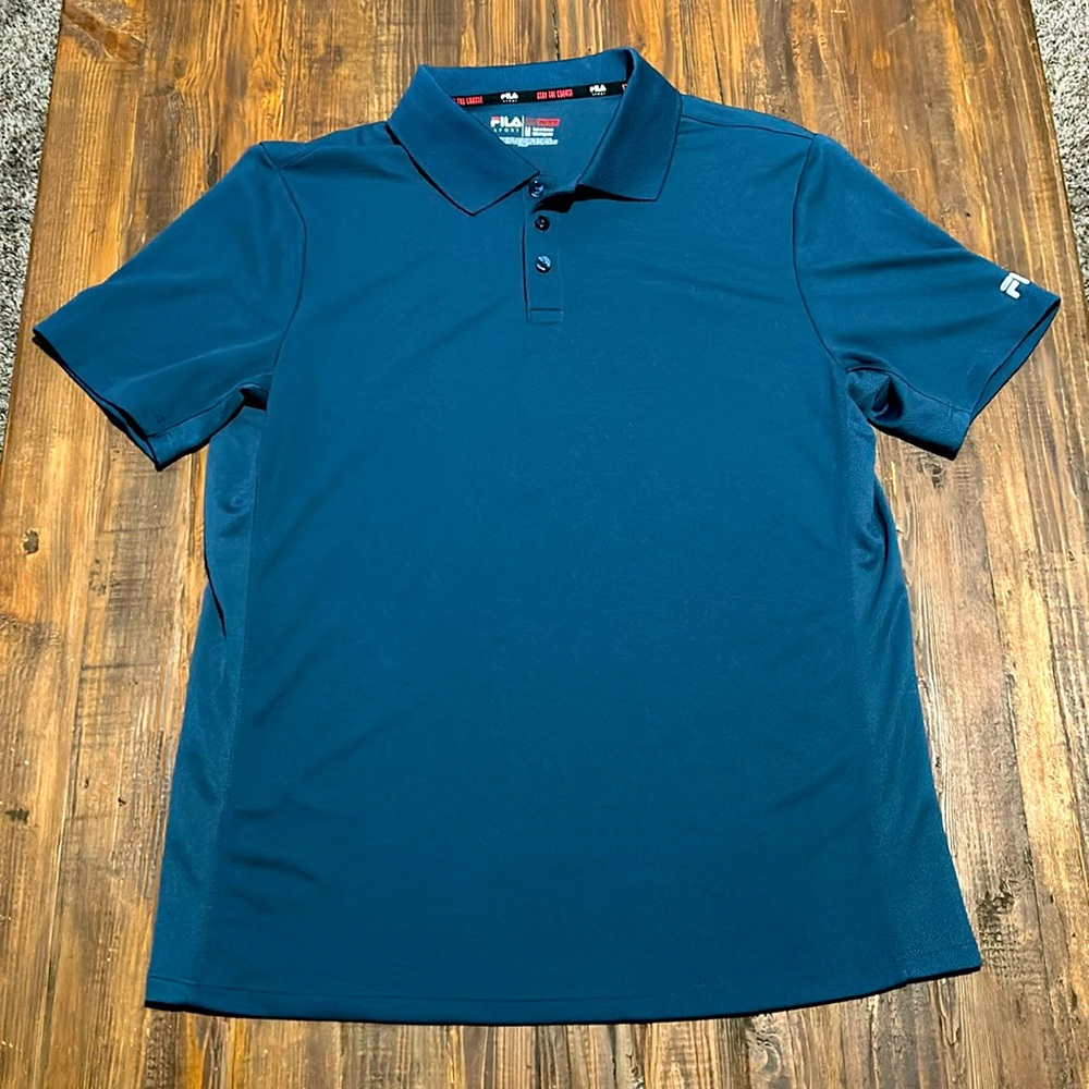 Men’s Blue Fila Polo